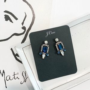 🌻🌻J. Crew Blue Stone Stud Earrings